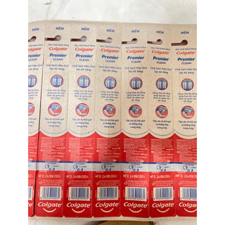 1 cây bàn chải đánh răng colgate premier clean tem in 1 cây 8k
