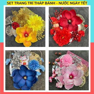 [Ảnh Thật] Set Phụ Kiện Trang Trí Tháp Nước/ Bánh/ Decor Ngày Tết