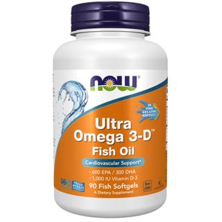  Viên uống dầu cá Omega 3 Vitamin D Now Ultra Omega 3-D Fish Oil 600 EPA   300 DHA 90 viên 