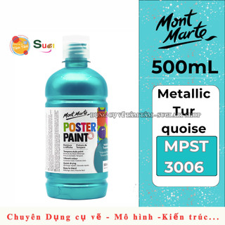 [ TÂM TÂM ] Màu Poster Paint Mont Marte 500ml ( Metallic Poster , Fluoro Poster )