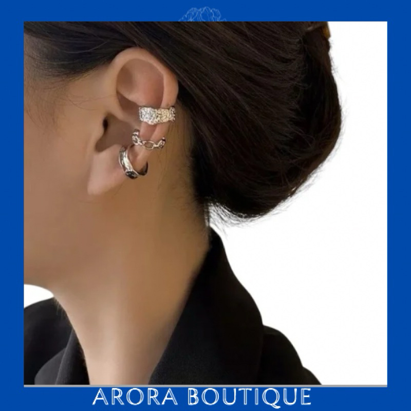 Set 3 hoa tai gài đơn giản cá tính - Arora Boutique