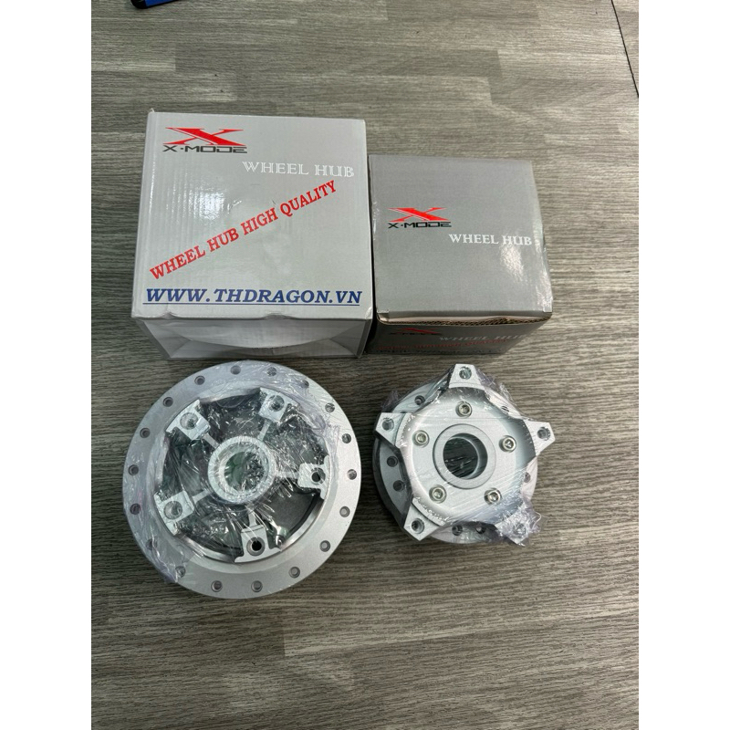 Đùm trước sau ex 150 sơn bạc