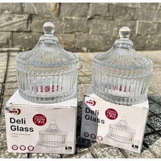 Tết-combo 4 thố mứt pha lê họa tiết sọc dstg1032 -họa tiết kim cương dstg1030-3.5