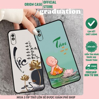 Ốp lưng Xiaomi Redmi 9A in hình phong cách chữ thư pháp cha mẹ, tài lộc