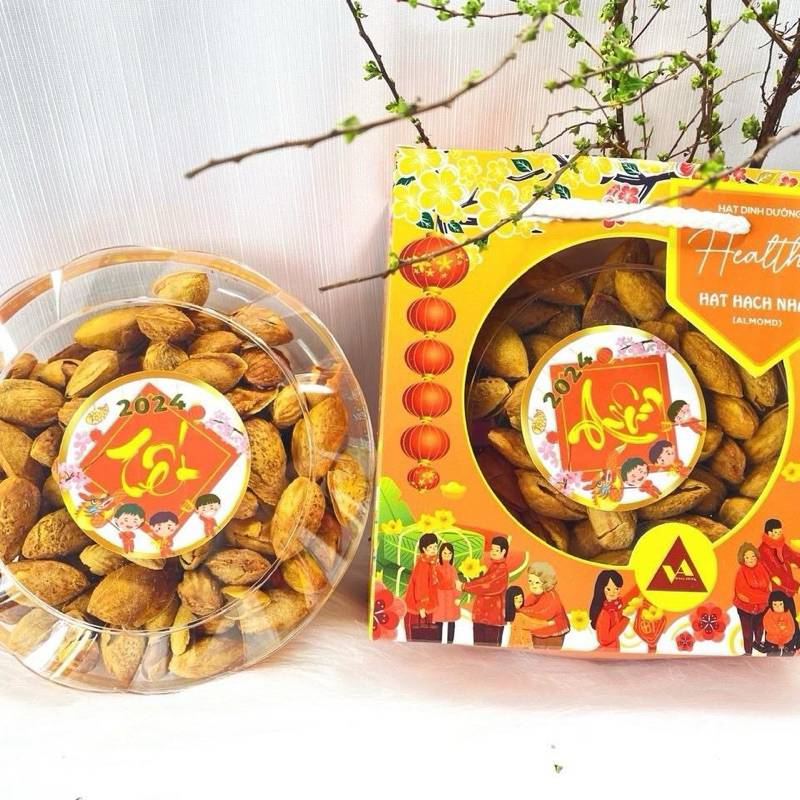 Hạnh Nhân Loại To 500gr - Snack Ăn Vặt Chất Lượng Cao - Food Thức Ăn Nuts