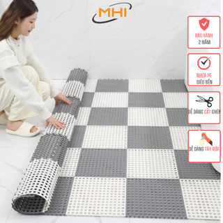 🧡Freeship Plus+👉Vỉ nhựa lót sàn nhà tắm -Thảm nhựa hèm khóa chống trơn cho bể bơi sân vườn, nhà tắm