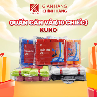 Quấn Cán Vải Cầu Lông KUNO Túi 10 Chiếc, Thấm Hút Mồ Hôi Tốt, Siêu Êm Mềm Mịn - QV10