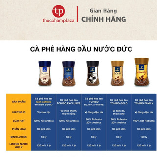 Cà phê hòa tan TCHIBO GOLD Rich Intense - 80% Robusta 20% Arabica - Đậm Đà & Thơm Ngon Tinh Tế
