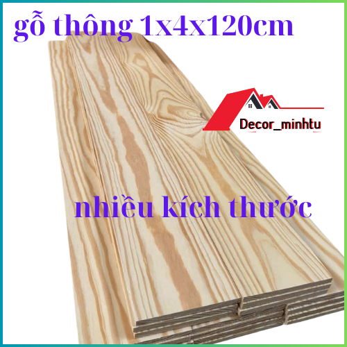 Thanh Nan Gỗ Thông Bào Sẵn Giá Rẻ Dày 1cm x 4cm x Dài 1m, Gỗ Thông Pallet Xẻ Thanh Dùng Làm Nẹp