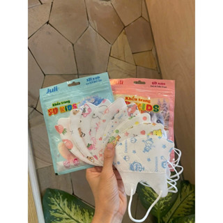 (Combo 50c tặng 10c) Khẩu trang trẻ em 5D Juli cho bé từ 1-6 tuổi