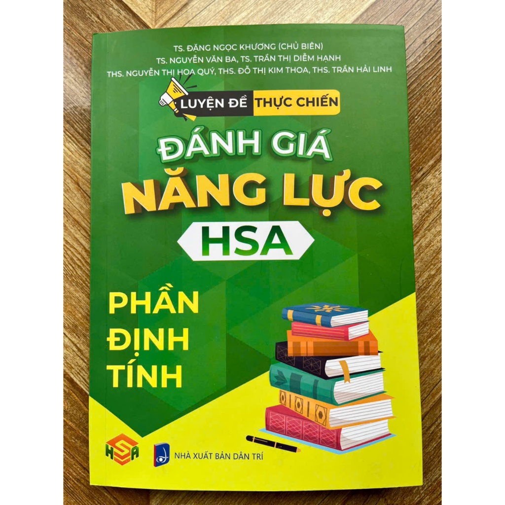 Sách - Luyện đề thực chiến đánh giá năng lực hsa phần định tính
