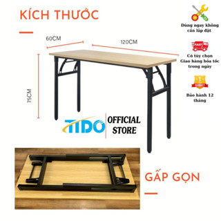 [Lắp sẵn] Bàn làm việc gấp gọn loại lớn 1m4 - Mặt dày 17mm, gỗ MDF chống sướt, chống nước