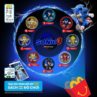 Mô Hình Sonic 3 Quà Tặng Mcdonalds