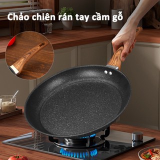 Chảo đá chống dính Maifan,làm thức nấu trứng,bột bánh xèo, khô bò miếng, gia dụng đa năng cho bếp từ/bếp điện