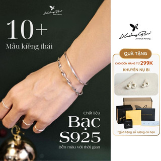  Kiềng Tay Bạc Nữ Họa Tiết Cá Tính Vòng Tay Tròn Cứng Cao Cấp Phong Cách Thời Trang Xưởng Bạc 