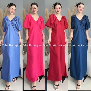 Đầm Cánh Dơi Tay Phồng Che Khuyết Điểm Tôn Dáng D89 CEBA BOUTIQUE