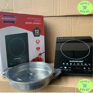 Bếp Từ SUNHOUSE Thế hệ mới SHD6011 Bảo Hành 12 Tháng, Bếp Từ Đơn Công suất 2200W Điều khiển cảm ứng, Hàng sịn