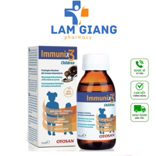 siro Immunix3 children chai 150ml giúp tăng cường hệ miễn dịch cho bé
