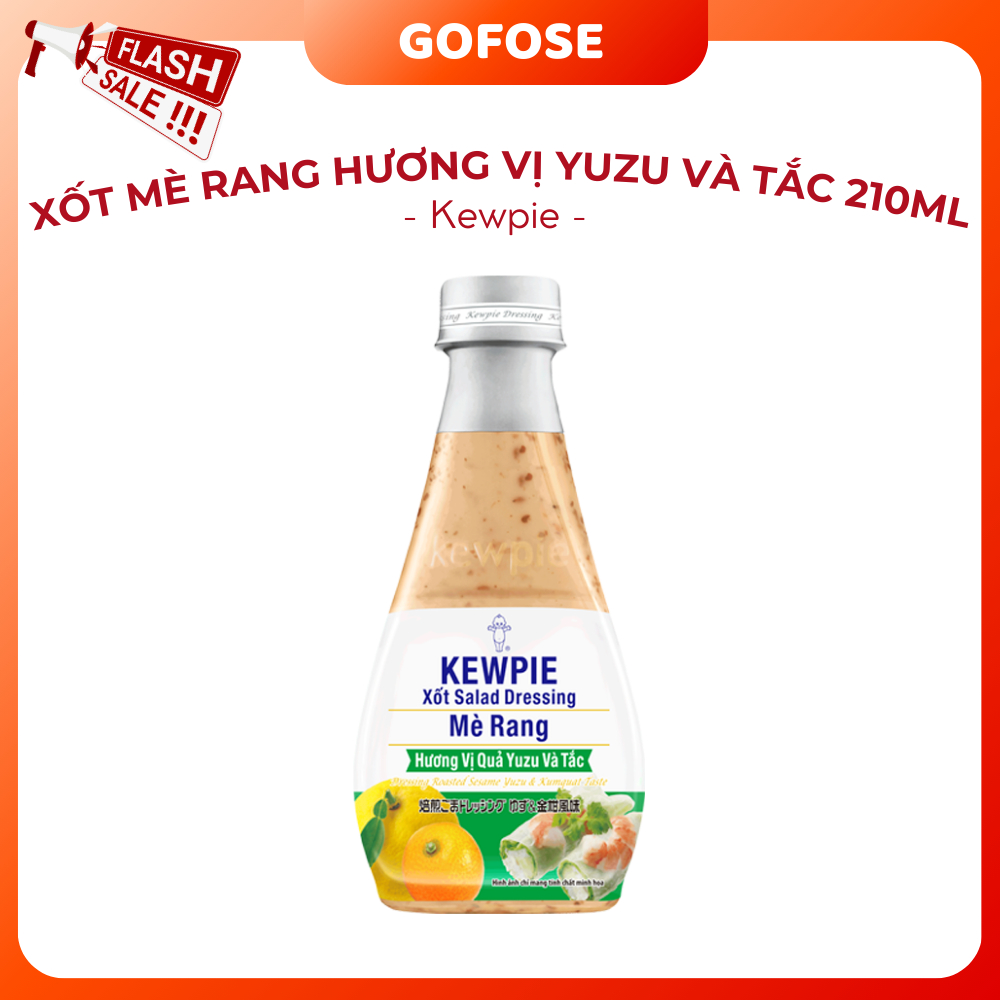 Nước Sốt Mè Rang Yuzu & Tắc Kewpie 210ML