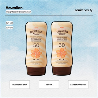 [Auth-Bill US] Kem chống nắng nhẹ dịu Hawaiian Tropic Weightless Hydration Clear Sunscreen Lotion - ᴏᴍɪᴍ ʙᴇᴀᴜᴛʏ