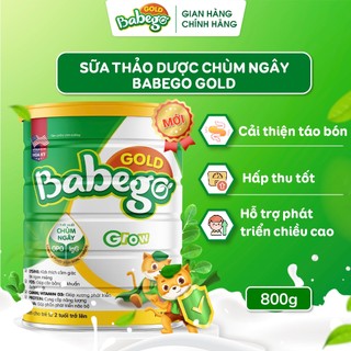 (Tặng MÁY XAY) Combo 5 lon sữa công thức Babego Gold 800gr