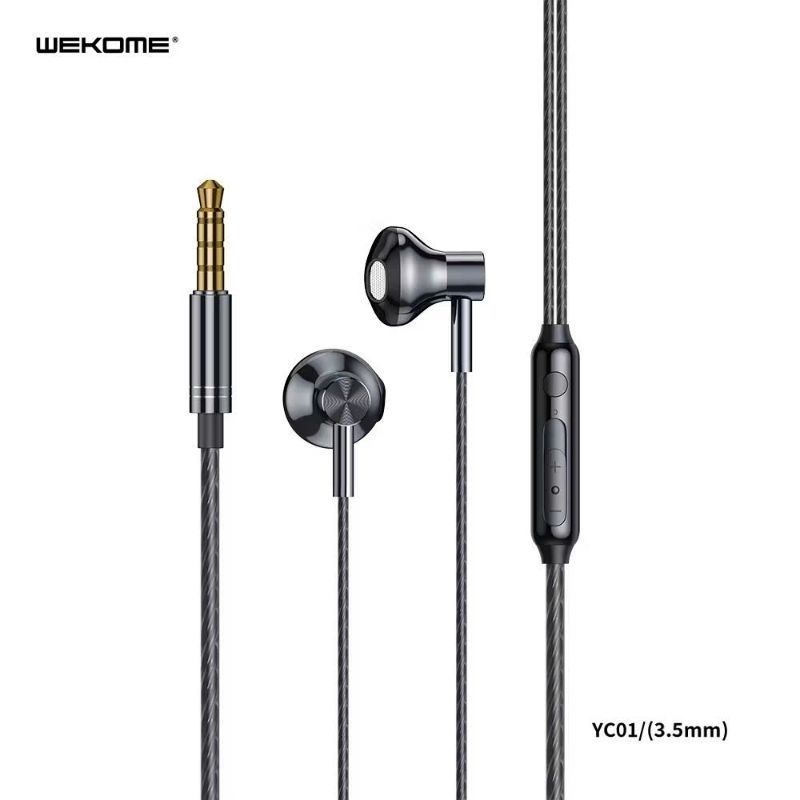 TAI NGHE KÈM MIC WEKOME CHÍNH HÃNG MÃ YC01, ÂM THANH CỰC CHẤT BẢO HÀNH 1 ĐỔI 1