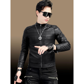 Áo Da Nam Hoàng Gia Phom Ôm Lót Nhung Cao Cấp Siêu Đẹp Dành Cho Nam