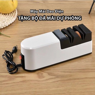 [Tặng Bộ Đá Mài Dự Phòng] Máy Mài Dao Kéo Điện Tự Động