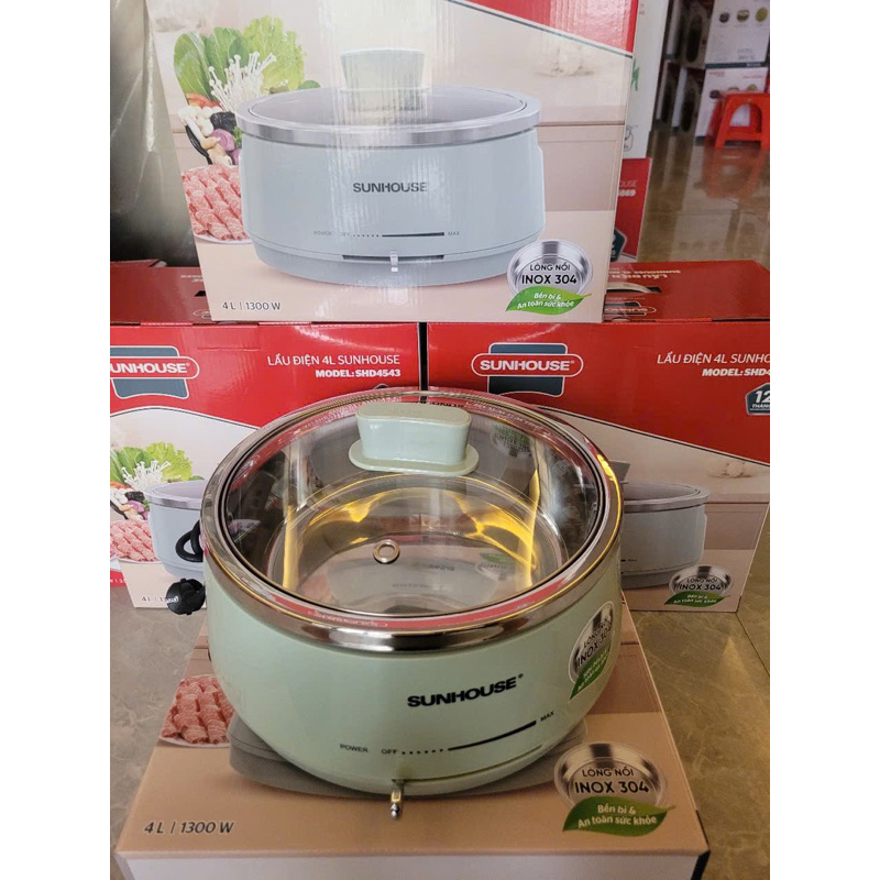 LẨU ĐIỆN 4 LÍT SUNHOUSE SHD4543