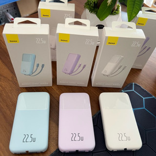 Pin sạc dự phòng chính hãng Baseus 10000mAh / 20000mAh PD 22.5W Comet kèm Cáp Lightning và Type C