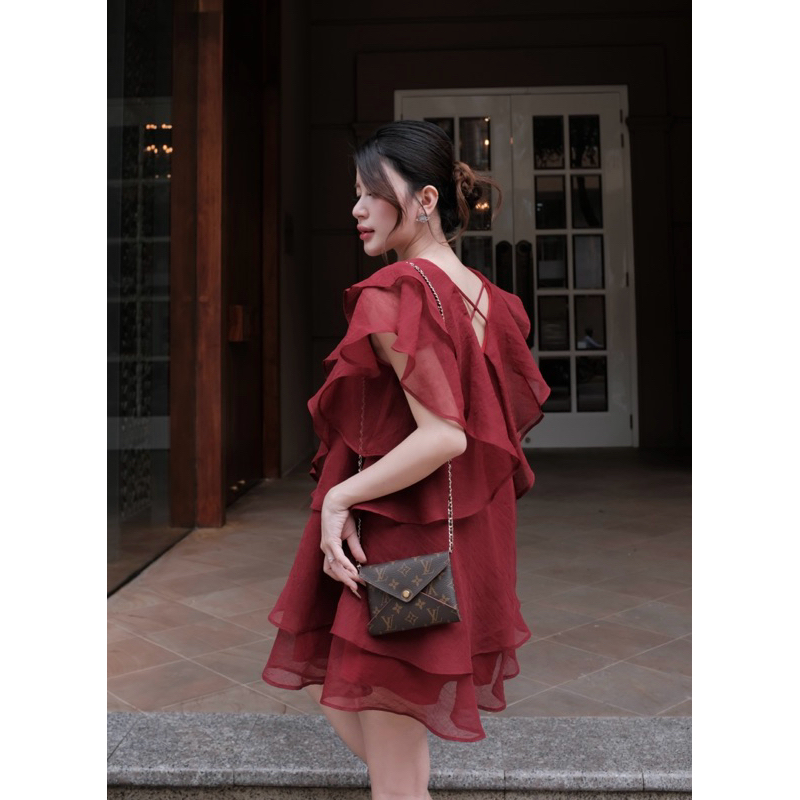LAVIA DRESS / 3 MÀU ĐỎ - VÀNG - KEM | BigBuy360 - bigbuy360.vn