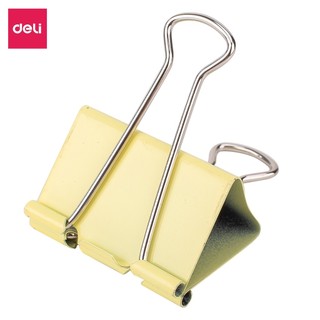 Set kẹp tài liệu giấy tờ văn phòng phẩm sắc màu Deli kẹp bướm kẹp giấy size 15mm 19mm 25mm 32mm 41mm 51mm
