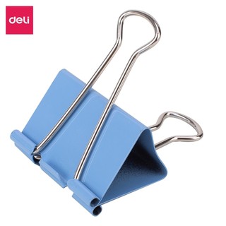 Set kẹp tài liệu giấy tờ văn phòng phẩm sắc màu Deli kẹp bướm kẹp giấy size 15mm 19mm 25mm 32mm 41mm 51mm