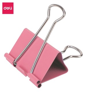 Set kẹp tài liệu giấy tờ văn phòng phẩm sắc màu Deli kẹp bướm kẹp giấy size 15mm 19mm 25mm 32mm 41mm 51mm