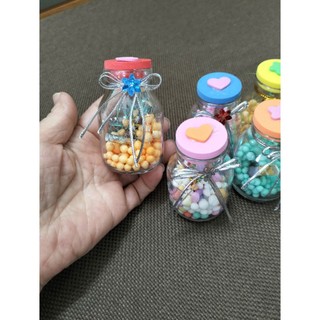 Combo 5 lọ thủy tinh 50ml kèm nút xốp