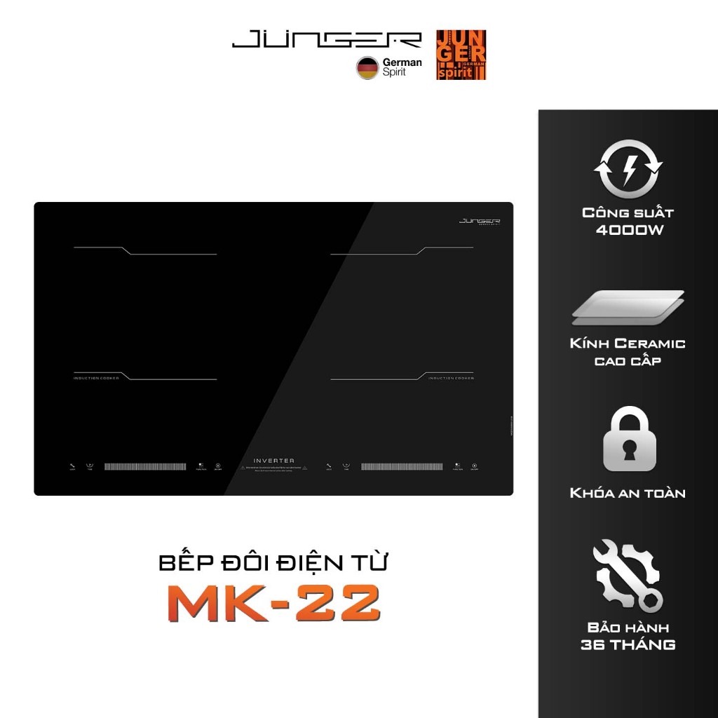 Bếp từ đôi JUNGER JG MK-22