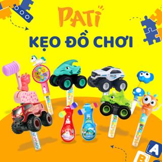 [DATE 9/4 - MUA 1 TẶNG 1 NGẪU NHIÊN Kẹo Đồ Chơi PATI dành cho trẻ em các loại khủng long, xe hơi, kèn,...3g