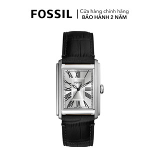  Đồng hồ nam Fossil CARRAWAY FS6078 mặt số hình chữ nhật 30MM cọc số La Mã bộ máy pin 3 kim 