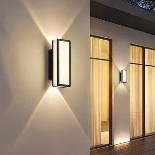  Đèn hắt tường CARI chữ nhật phong cách hiện đại sang trọng trang trí phòng ngủ cầu thang siêu đẹp 