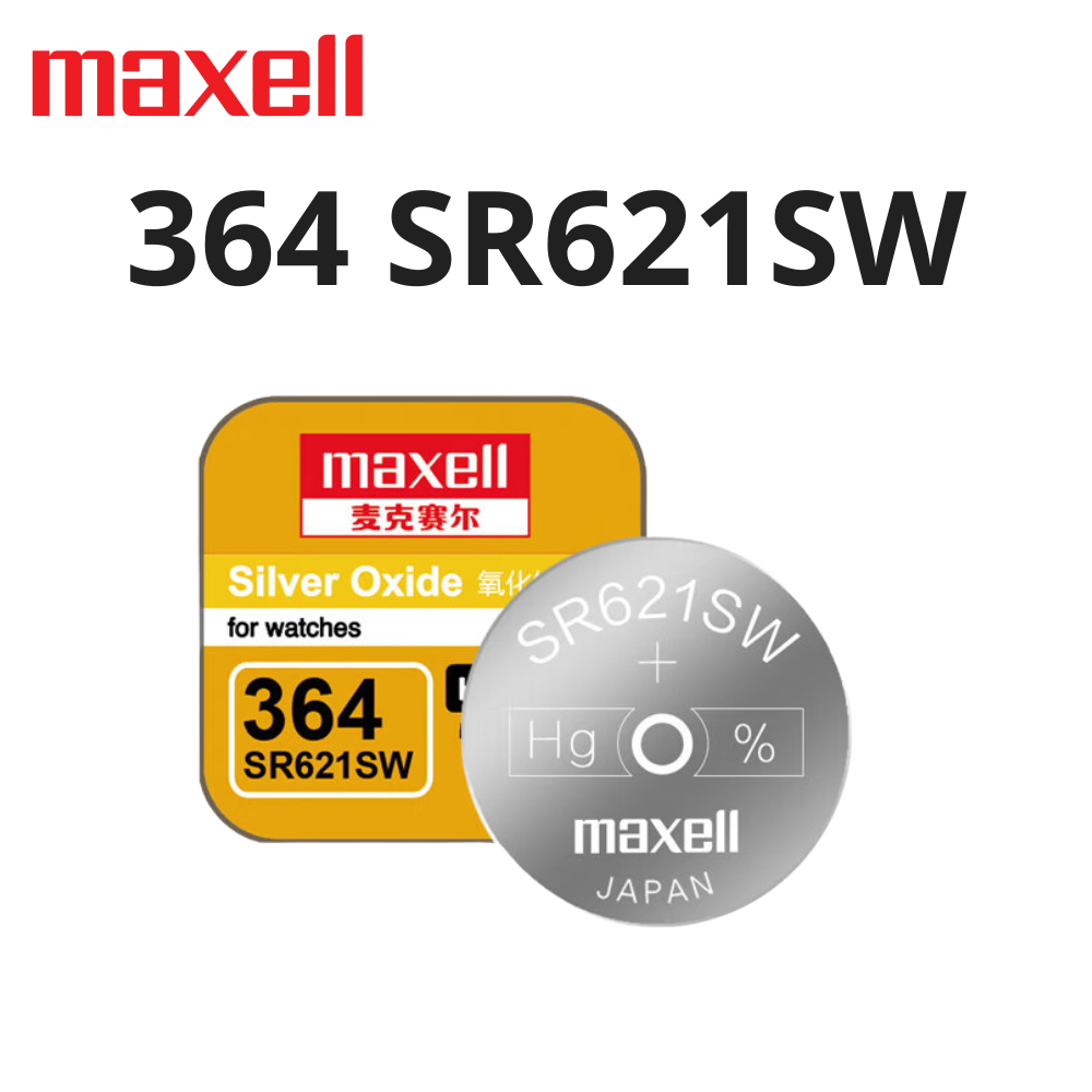 Pin Maxell 364 SR621SW, 371 321 371, Pin đồng hồ cao cấp Nhật Bản 1.55V