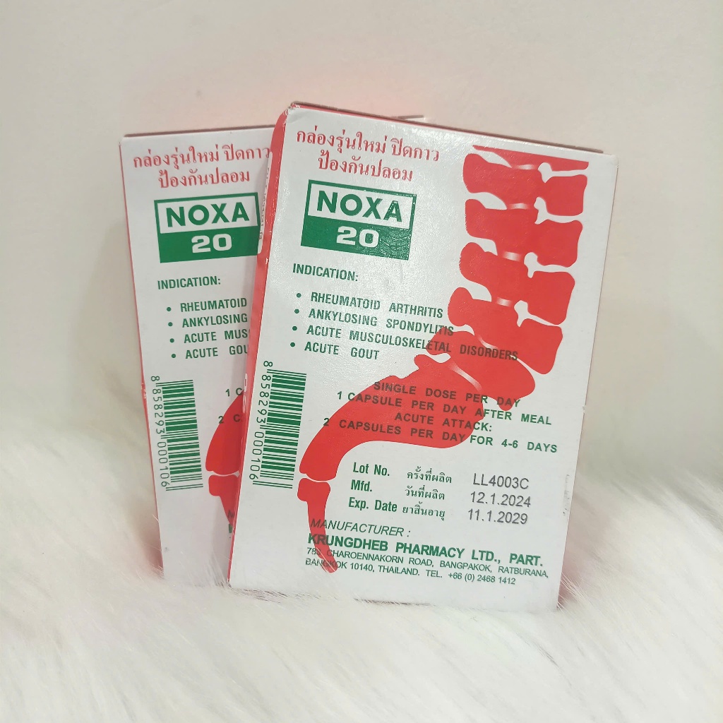 [HÀNG THÁI] Viên Uống Xương Khớp Noxa 20 Chính Hãng 1 Hộp 10 Viên