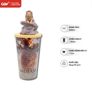 Ly nước Mufasa CGV Cinemas Vietnam dung tích 946ml