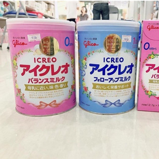 Sữa Bột Glico Icreo Số 0, Số 1, số 3 Nội Địa Nhật Cho Bé Phát Triển Toàn Diện Lon 800g