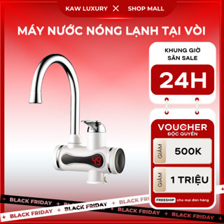 Máy Nước Nóng Lạnh Lắp Đặt Tại Vòi KAW, Gắn Tường, Chậu Rửa Bát, Bảo Hành 12 Tháng