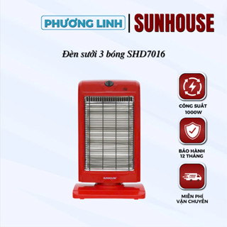 Đèn Sưởi 3 Bóng SUNHOUSE SHD7016 - Công Suất 1000W - Hàng Chính Hãng BẢO HÀNH 12 tháng