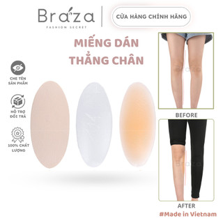  Miếng Dán Chân Thẳng Có Keo Silicone Định Hình Chân Sử Dụng Nhiều Lần Cao Cấp Braza 