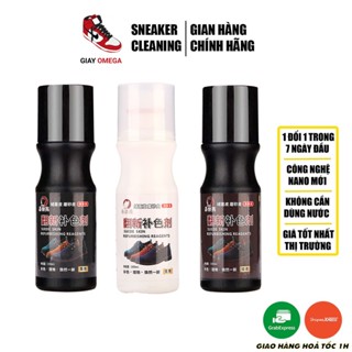  Xi đánh giày da lộn đồ da bổ sung màu và độ bóng Vệ sinh giày da lộn chai vệ sinh giày tiện lợi 