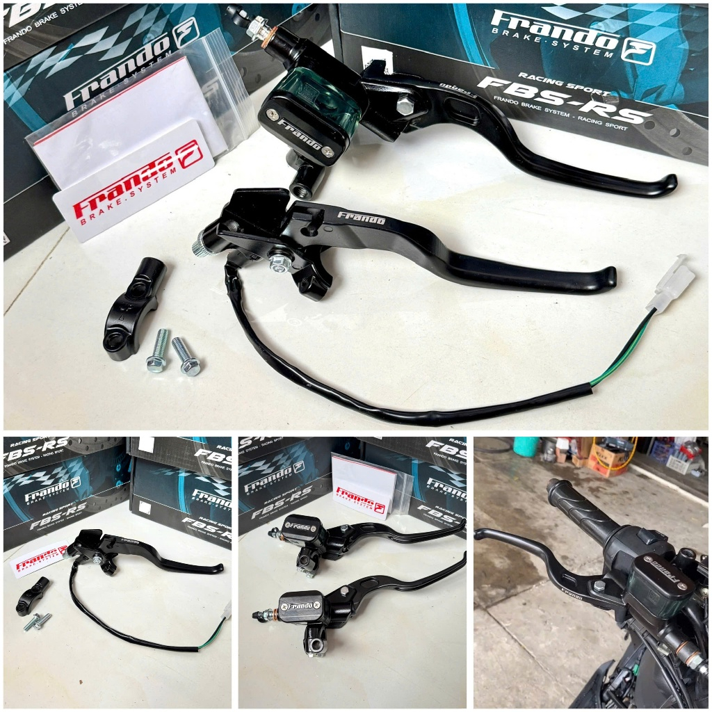 [HÀNG ĐẸP] Trọn bộ tay thắng Frando + tay côn Frando bình dầu liền - lắp mọi dòng xe