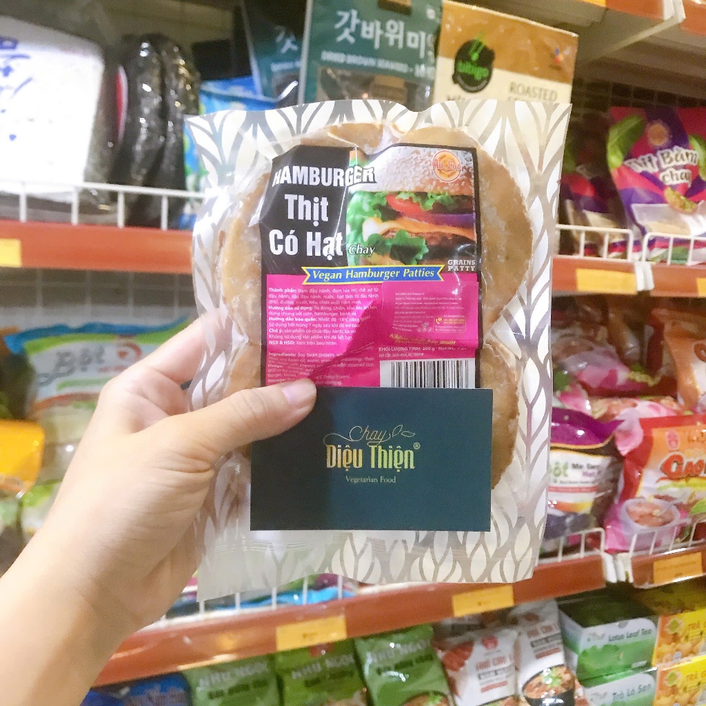 HAMBUGER CHAY ÂU LẠC 200G/1KG
