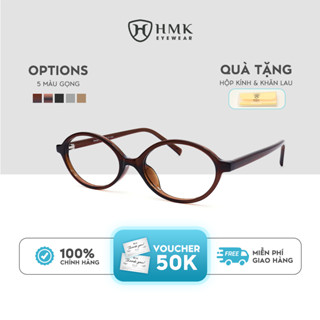 Gọng Kính Nhựa HMK Eyewear Dáng Bầu Dục Phong Cách Y2K Thời Trang Cá Tính Trẻ Trung Năng Động- GN710